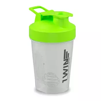 Шейкер 1WIN пластиковый зеленый, 400 мл