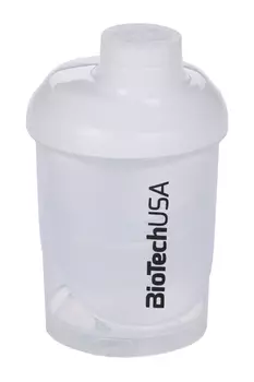 Шейкер BioTechUSA Wave+Nano спортивный белый 300 мл