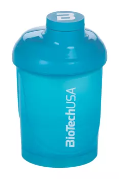 Шейкер BioTechUSA Wave+Nano спортивный синий 300 мл