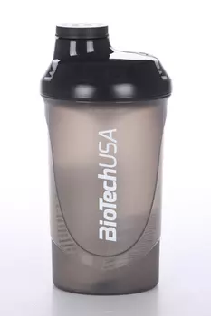 Шейкер BioTechUSA Wave спортивный черный 600 мл