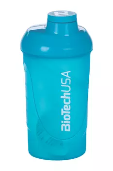 Шейкер BioTechUSA Wave спортивный синий 600 мл