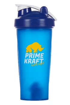 Шейкер Prime Kraft с венчиком синий 600 мл
