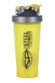 Шейкер спортивный STEELPOWER 700 мл, желтый
