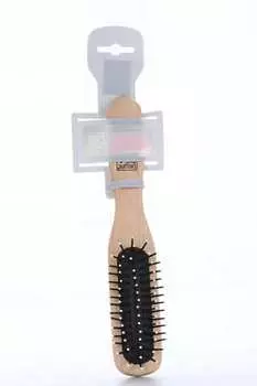 Щетка Dewal Beauty Эко массажная с пластик штифтом деревян прямоуг DBP461ECO