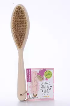Щетка DRY BRUSH березовая д/сухого массажа с щетиной кабана