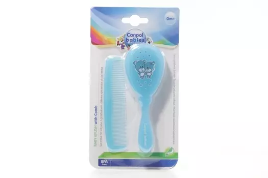 Щетка/расческа Канпол нейлон жесткая