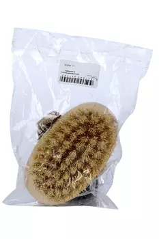 Щетка Тампико банная на темном ремешке