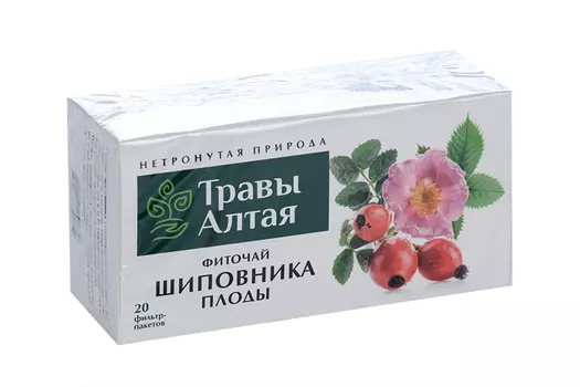 Шиповника плод серии Алтай, 1,5 г, 20 шт