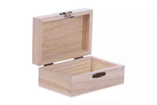 Шкатулка дерево д/росписи "Прямоугольная" 7,4х11,5хх4,7 см