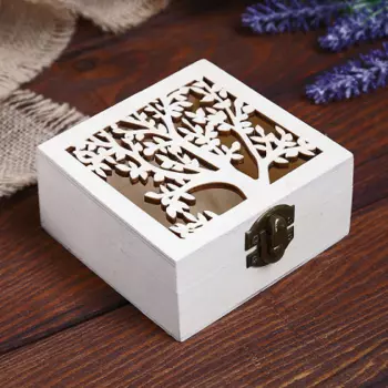 Шкатулка дерево под роспись Дерево 4,7х9,8х9,8 см