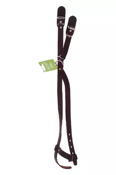 Шлейка кожаная ширина 20 мм шея 45-53 см, грудь 51-59 см