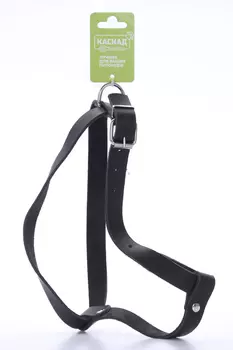 Шлейка кожаная Восьмерка средняя д/собак ширина 20 шея 31-44см, грудь 41-55 см