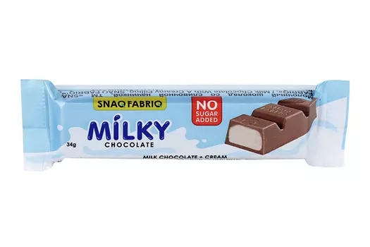 Шоколад Snaq Fabriq молочный со сливочной начинкой, 34 г