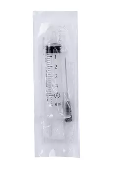 Шприц 3-х комп с иглой 0,7х40мм (22Gх1 1/2") п/б, 5 мл