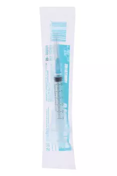 Шприц КОМЕТАLINE трехкомпонентный с иглой 0,6х25 (23G), 2 мл, (JN020625)