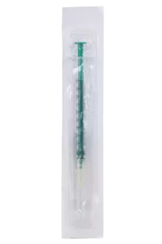 Шприц Пакро трехкомп с иглой 30Gх1/2 (0,3х13 мм), 1 мл