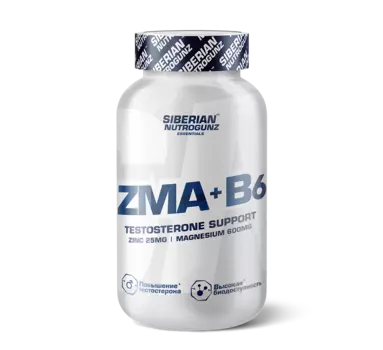 Siberian Nutrogunz "ZМА+В6" (ZMA) - 60 капсул 800мг