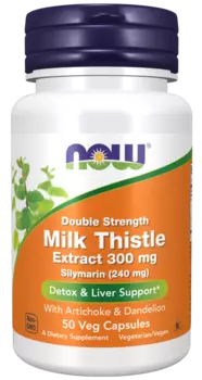 Силимарин NOW, 580 мг, 50 шт, капсулы
