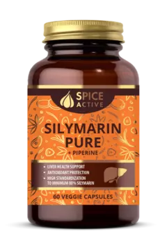 Силимарин Спайс Актив с пиперином, 60 шт, капсулы