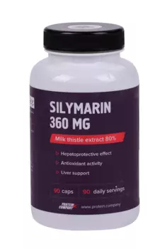 Silymarin 360 мг Расторопша для печени PROTEIN.COMPANY, 90 шт, капсулы