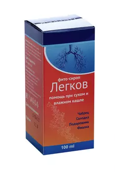 Сироп Легков при сухом и влажном кашле, 100 мл