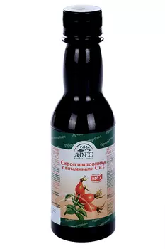 Сироп шиповника с витамин С и Е, 250 г