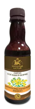 Сироп Золотой Алтай Сосуды в норме, 200 мл