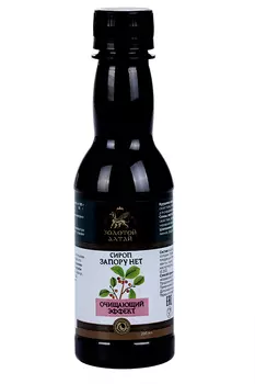 Сироп Золотой Алтай Запору нет, 200 мл