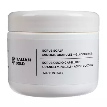 Скраб для кожи головы с гиалуроновой кислотой, Italian Gold, 250 мл
