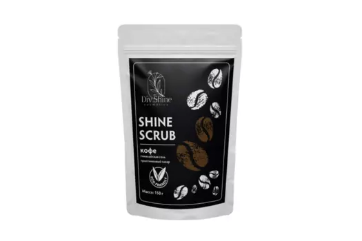 Скраб для тела Div.Shine cosmetics SHINE SCRUB Кофе, 150 г