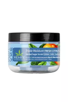 Скраб для тела Hempz сахарный Тройное Увлажнение Triple Moisture Fresh Citrus Herbal Sugar Scrub 176