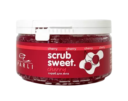 Скраб для тела Sendo сахарно-солевой Вишня Scrub Sweet Cherry, 300 гр.