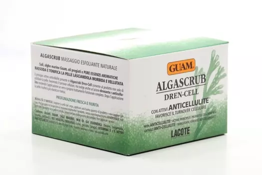 Скраб Гуам Альга д/тела дренажный с эфир маслами, 300 мл
