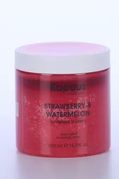 Скраб Kapous Professional д/тела сахарный клубника и арбуз, 500 мл