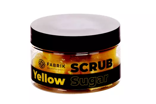Скраб-кубики Fabrik cosmetology Yellow сахарный д/тела, 200 г