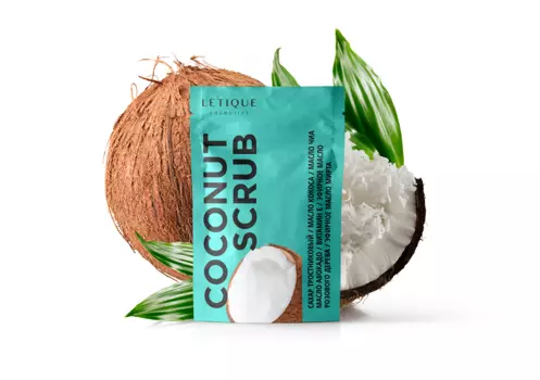 Скраб Letique Cosmetics д/тела антицеллюлит кокосовый, 250 г