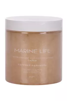 Скраб Marine Life увлажняющий антицеллюлитный соленая карамель, 300 г