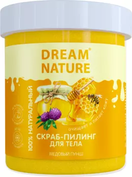 Скраб-пилинг д/тела Dream Nature Медовый пунш, 250 г