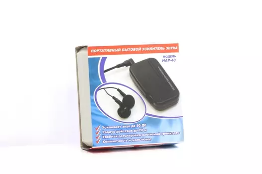 Слуховой аппарат Zinbest Cyber Ear HAP-40 портативный черный