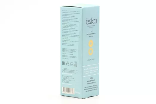 Смазка Ёska д/любви 2 в 1 натуральная на масляной основе кокосовое масло/витамин Е, 75 мл