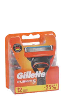 Сменные кассеты Fusion д/бритья, 12 шт