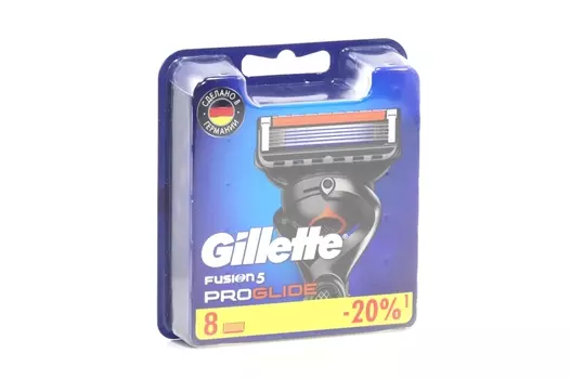 Сменные кассеты GILLETTE fusion proglide д/бритья 8 шт