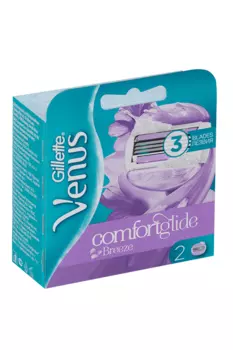 Сменные кассеты VENUS Comfortglide breeze д/бритья cо встроенными подушечками с гелем 2 шт