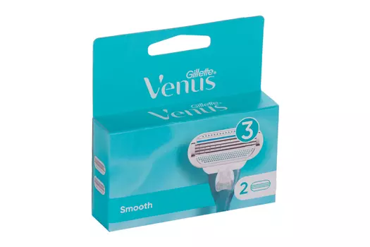 Сменные кассеты Venus smooth д/бритья, 2 шт