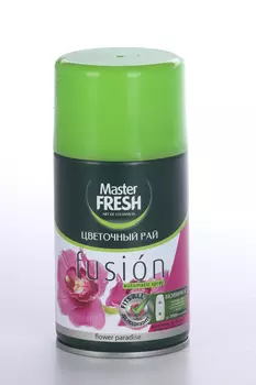 Сменный баллон MASTER FRESH к автомат освежителю воздуха Automatic Fresh цветочный рай 250 мл