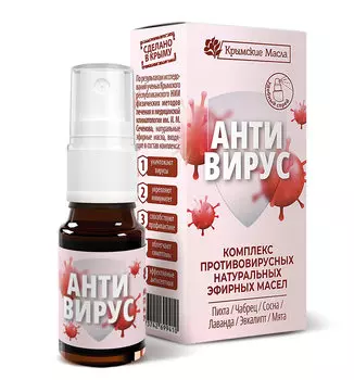Смесь эфирных масел Антивирус ТМ "Крымские масла", спрей, 10 мл