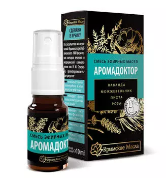 Смесь эфирных масел АромаДоктор ТМ "Крымские масла", спрей, 10 мл