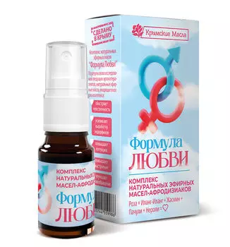 Смесь эфирных масел Формула любви ТМ "Крымские масла", спрей, 10 мл