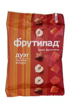 Смесь фруктовая Фрутилад Дуэт папайя/фундук, 45 г