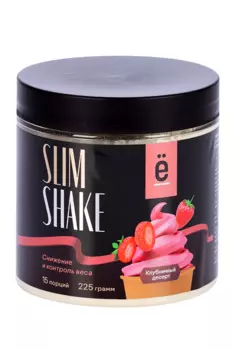 Смесь Ёбатон Slim Shake Клубничный десерт, 225 г